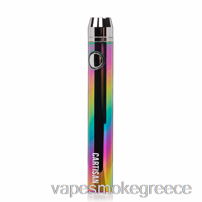 Vape Greece Cartisan Button Vv 650 510 μπαταρία ουράνιο τόξο